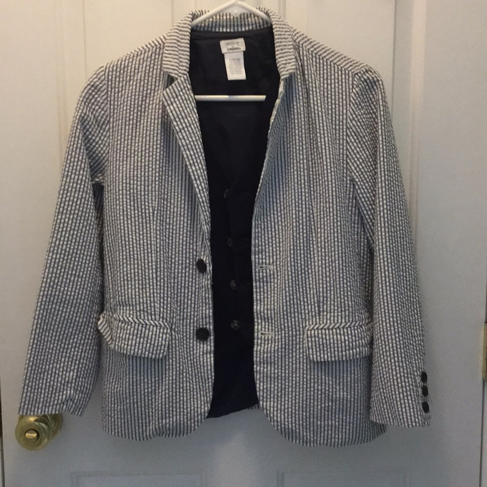 Crazy 8 n Gymboree jacket n vest bundle navy